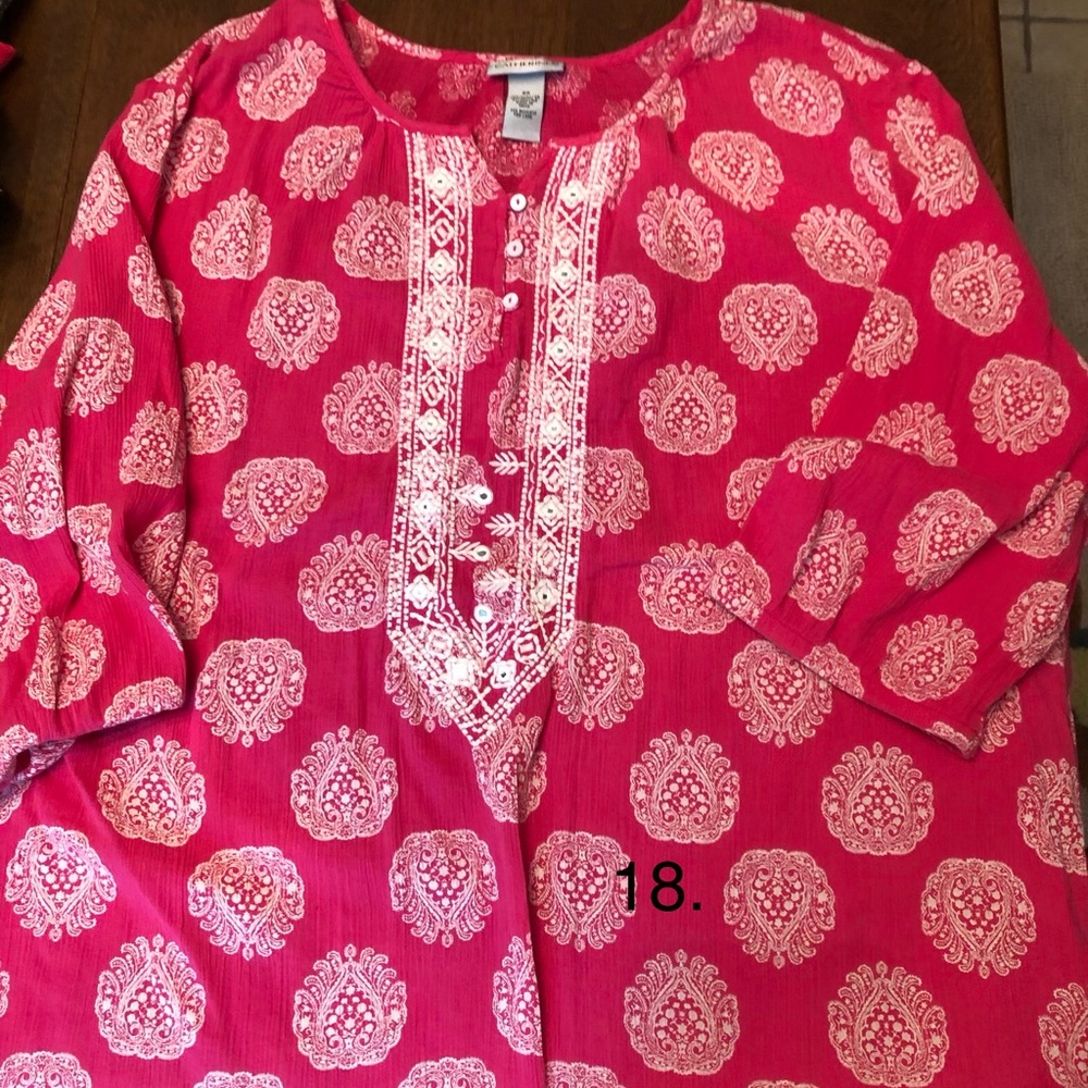 Catherine’s gauzy cool top